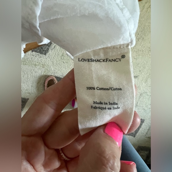 LoveShackFancy Pink Floral Girls Dress ( size 5-6) - Picture 9 of 10